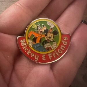Disney Mickey & Friends Brooch - Red and Green
